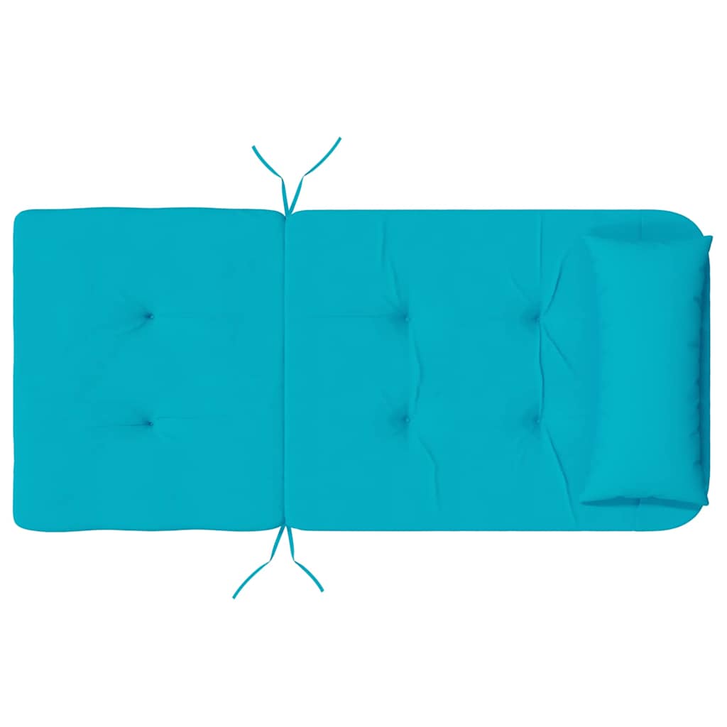 Stuhlkissen Uni 2 pcs Türkis 58 x 77 x 4,5 cm Oxford-Stoff