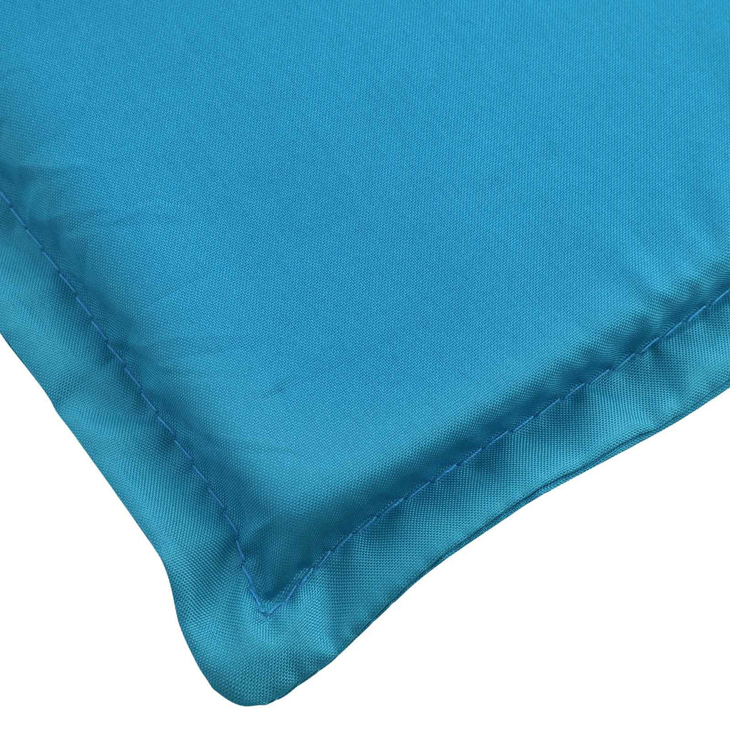 Sonnen-Lounger Kissen Hellblau 180 x 60 x 4 cm Oxford-Stoff
