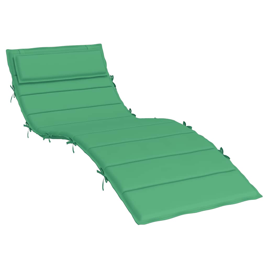 Sonnenliegen-Auflage Grün 180x60x4 cm Oxford-Gewebe