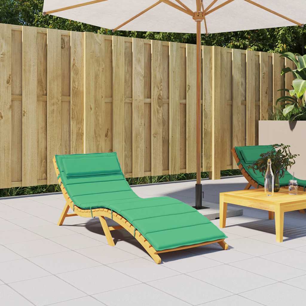 Sonnenliegen-Auflage Grün 180x60x4 cm Oxford-Gewebe