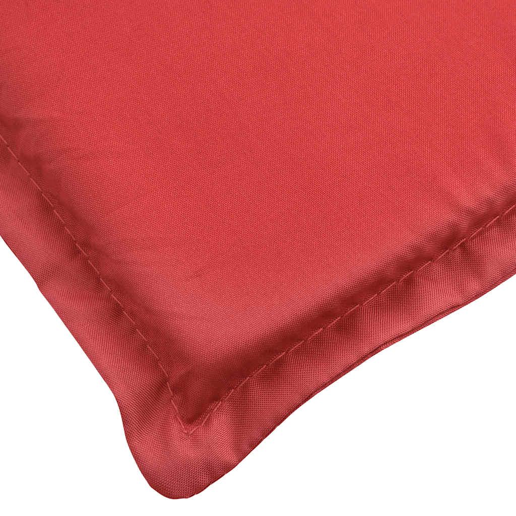 Sonnenliegen-Auflage Rot 180x60x4 cm Oxford-Gewebe