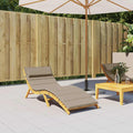 Sonnenliegen-Auflage Taupe 180x60x4 cm Oxford-Gewebe