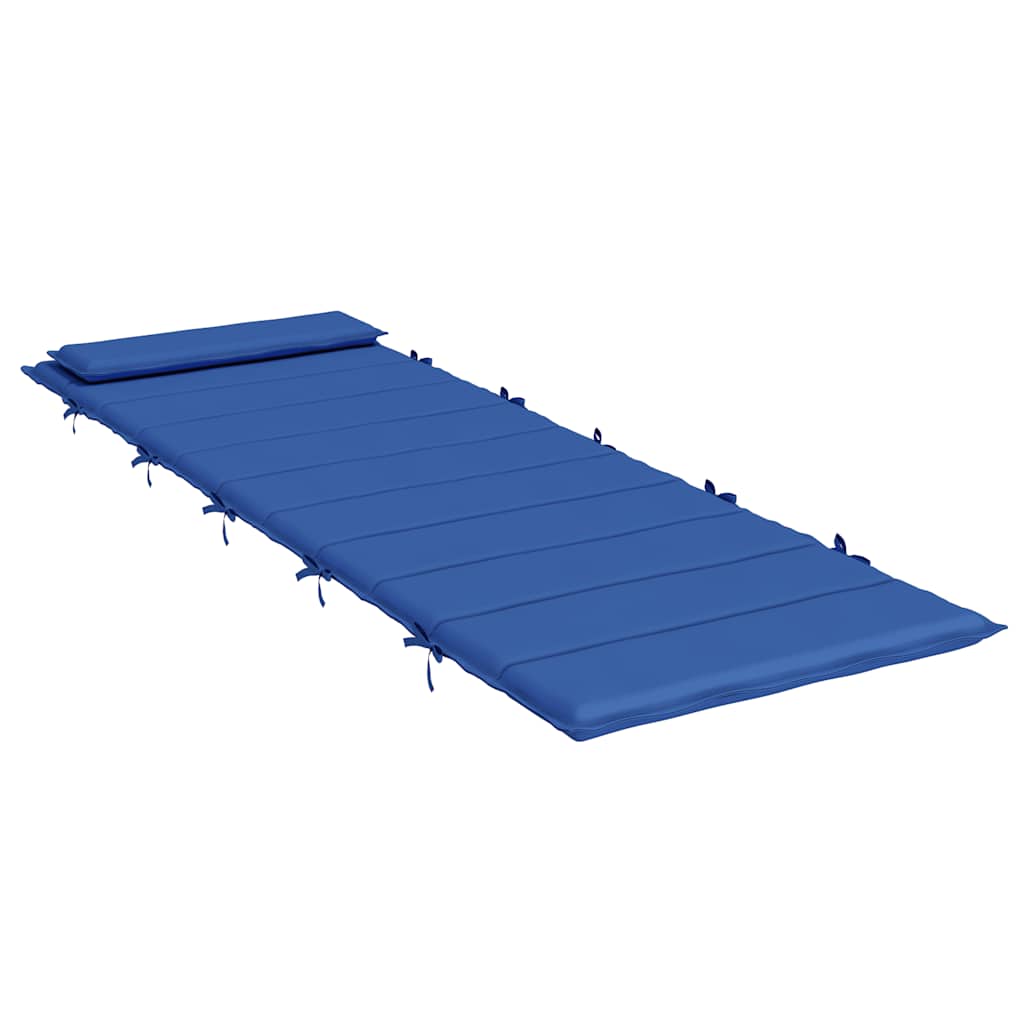 Sonnenliegen-Auflage Königsblau 180x60x4 cm Oxford-Gewebe