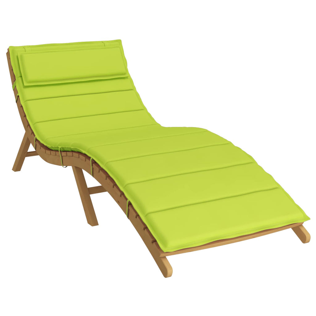 Sonnen-Lounger Kissen Grün 180 x 60 x 4 cm Oxford-Stoff