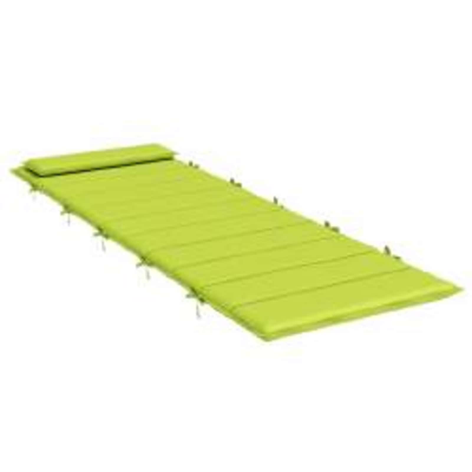 Sonnen-Lounger Kissen Grün 180 x 60 x 4 cm Oxford-Stoff