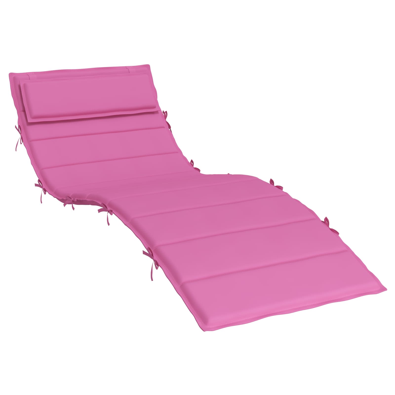 Sonnen-Lounger Kissen Rosa 180 x 60 x 4 cm Oxford-Stoff