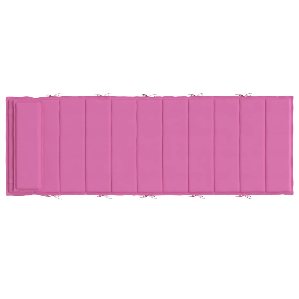 Sonnen-Lounger Kissen Rosa 180 x 60 x 4 cm Oxford-Stoff