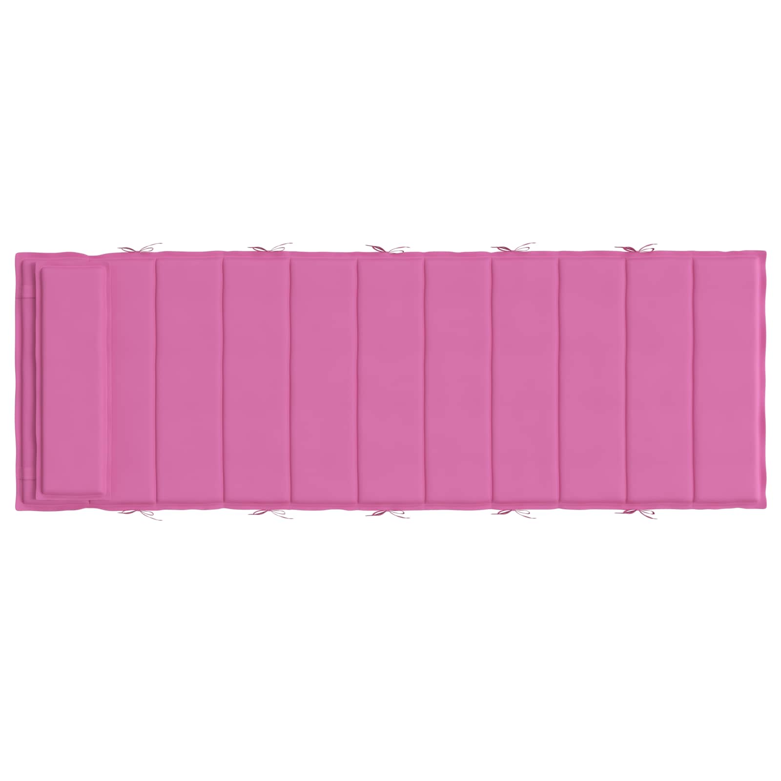 Sonnen-Lounger Kissen Rosa 180 x 60 x 4 cm Oxford-Stoff