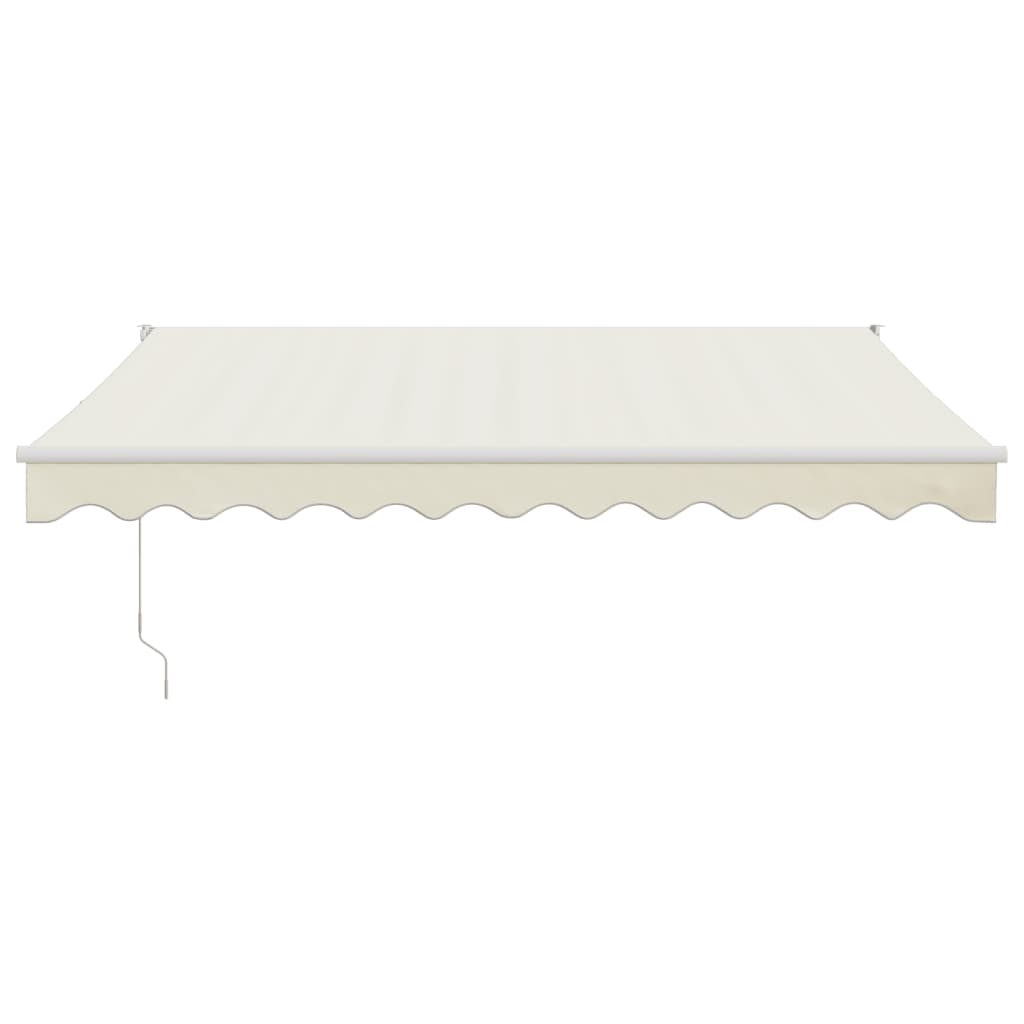 Elektrische Markise mit Kurbel Creme 3,5x2,5 m