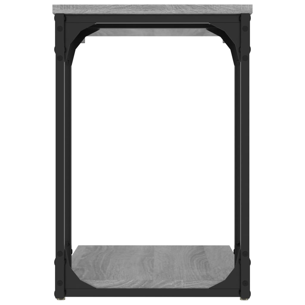 Beistelltisch Grau Sonoma 50x35x52 cm Holzwerkstoff