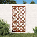 Garten-Wanddeko 105x55 cm Cortenstahl Maurisches Design