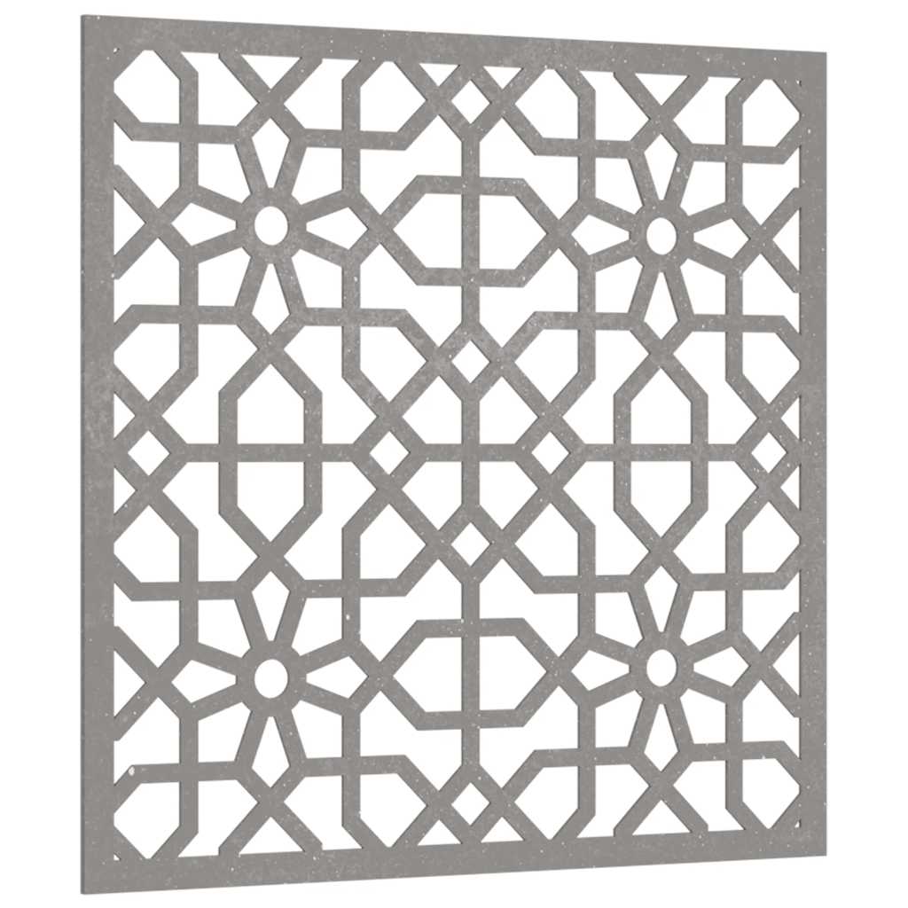Garten-Wanddeko 55x55 cm Cortenstahl Maurisches Design