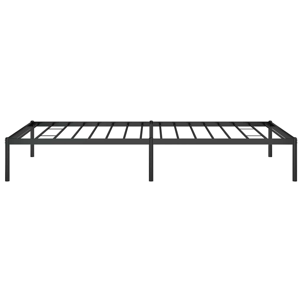 Bettgestell Metall Schwarz 100x200 cm