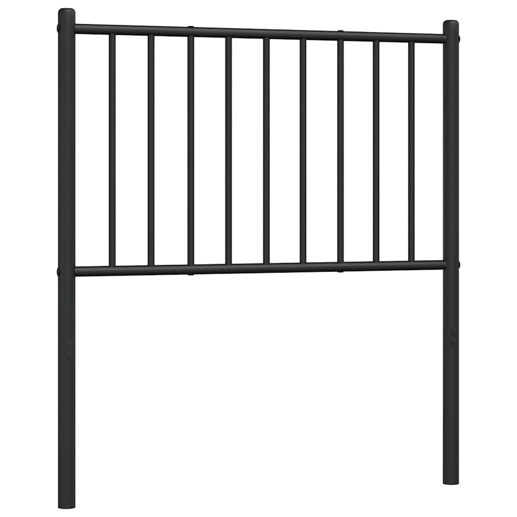 Ersatz-Kopfteil Metall Schwarz 75 cm