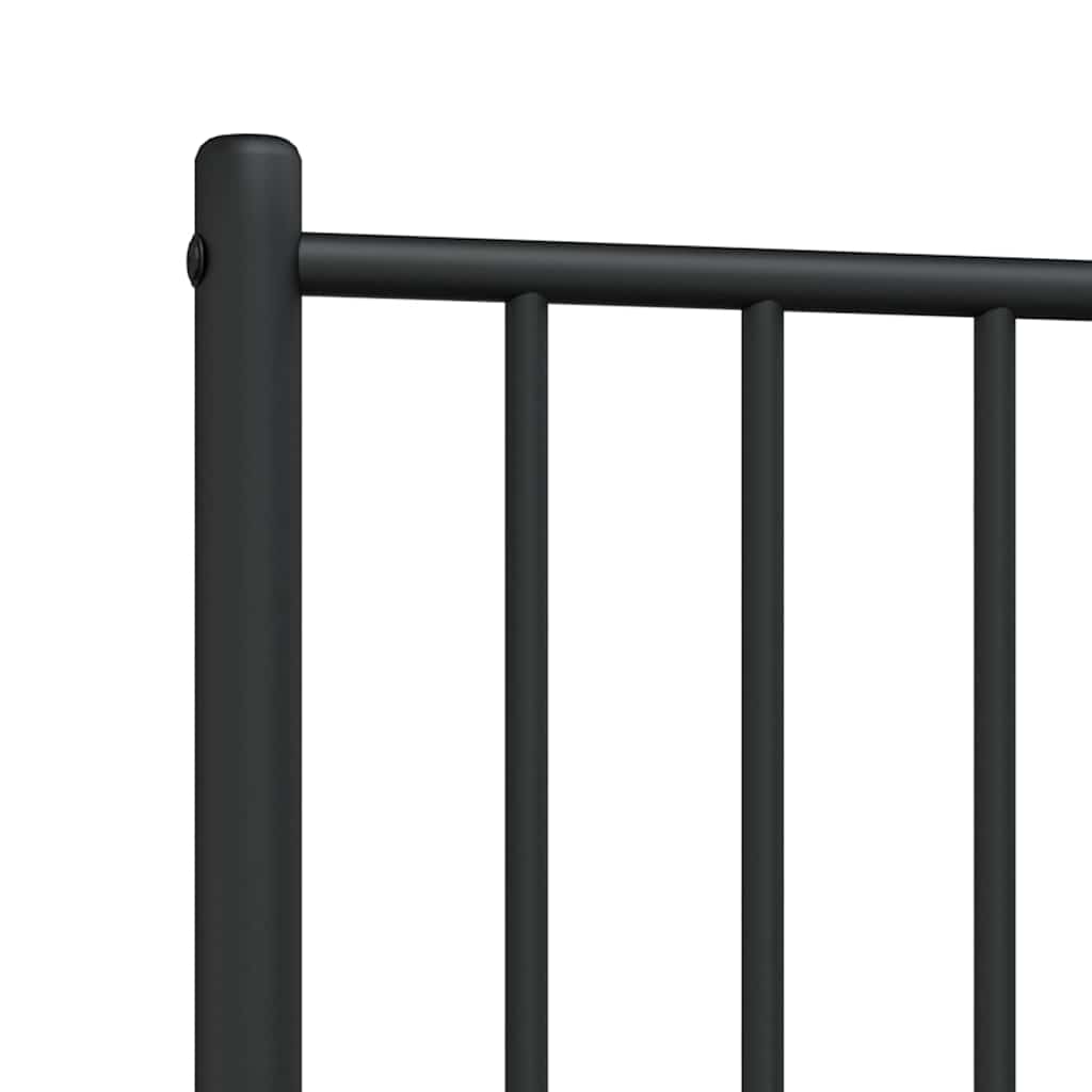 Ersatz-Kopfteil Metall Schwarz 75 cm