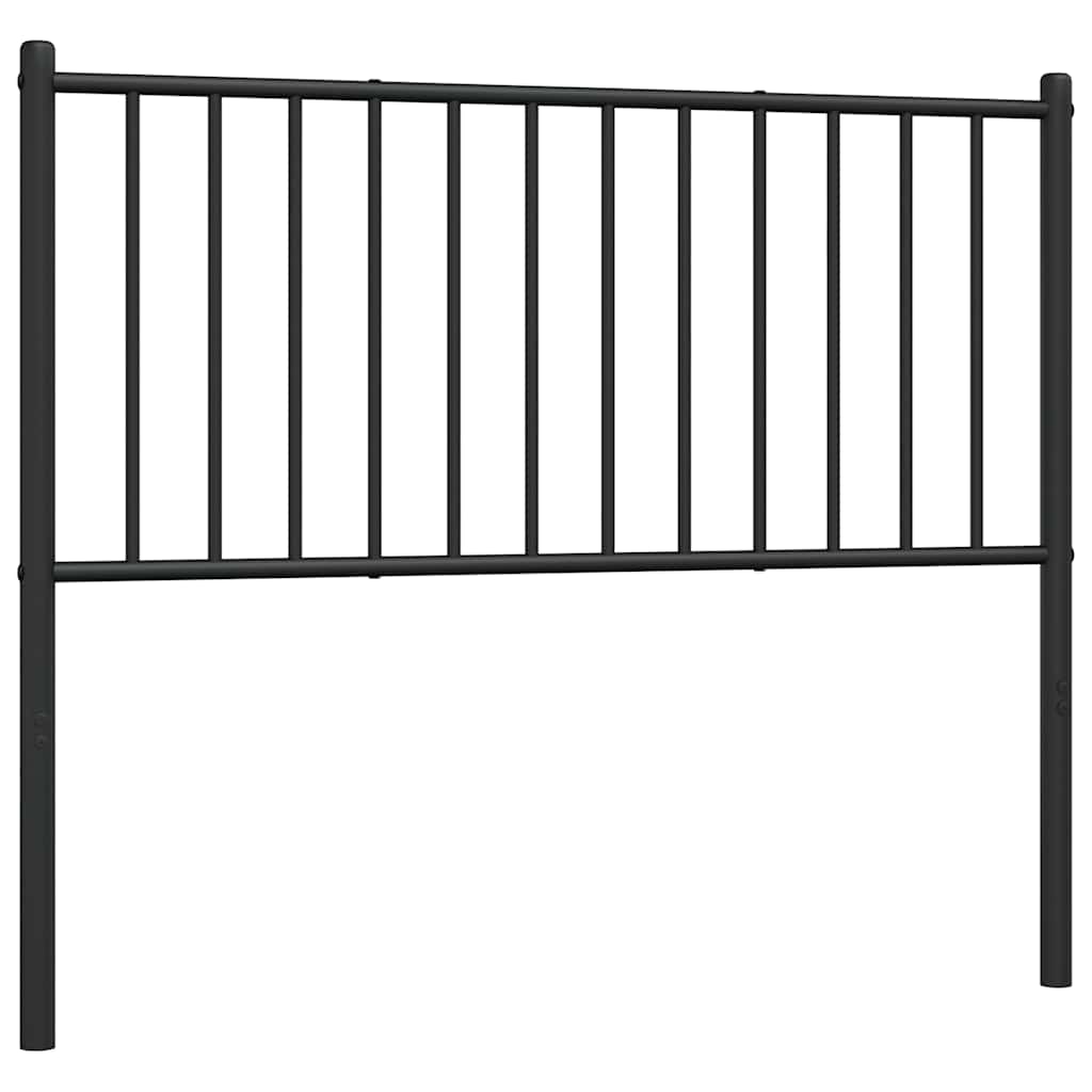 Ersatz-Kopfteil Metall Schwarz 100 cm