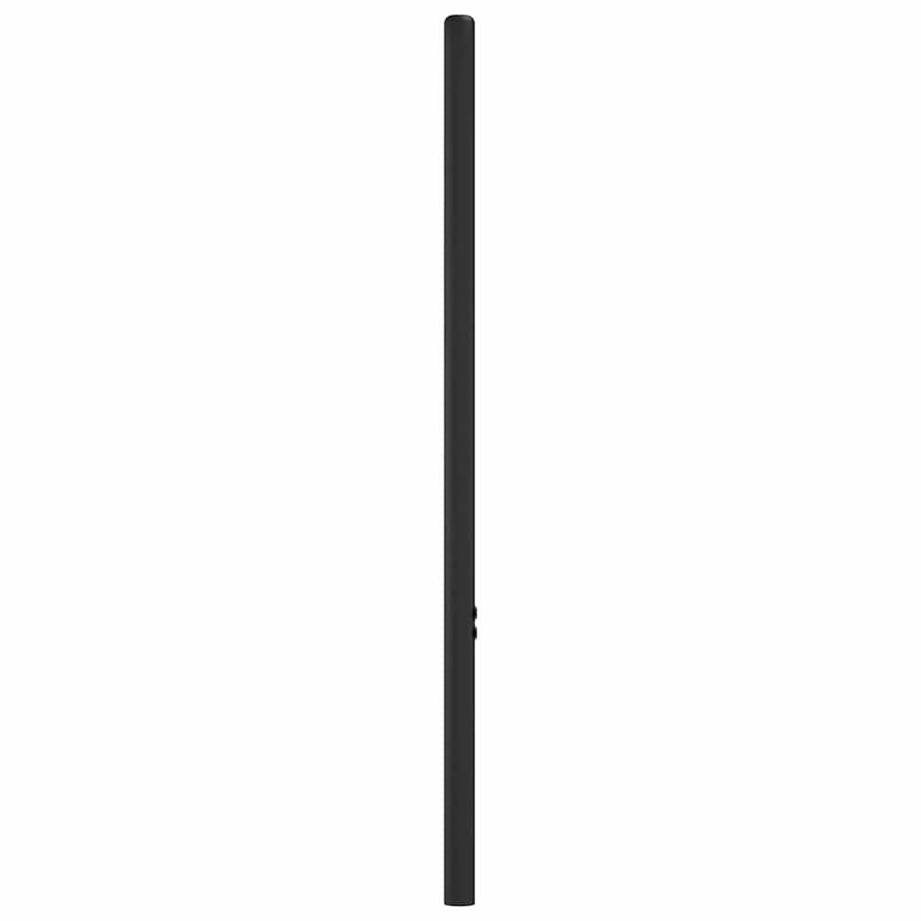 Ersatz-Kopfteil Metall Schwarz 100 cm