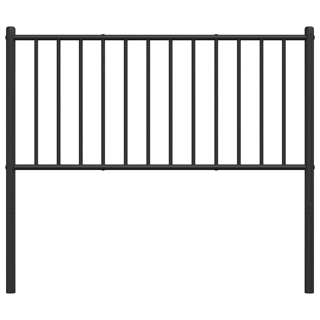 Ersatz-Kopfteil Metall Schwarz 100 cm