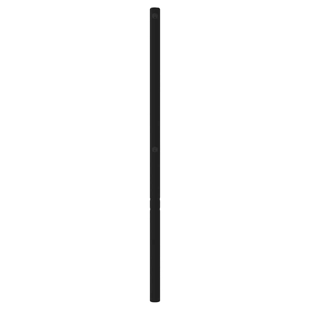 Ersatz-Kopfteil Metall Schwarz 120 cm