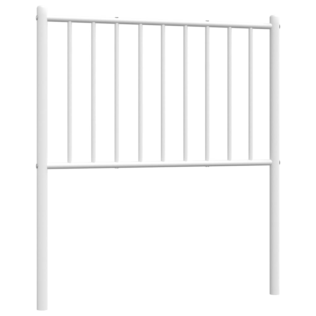 Ersatz-Kopfteil Metall Weiß 80 cm