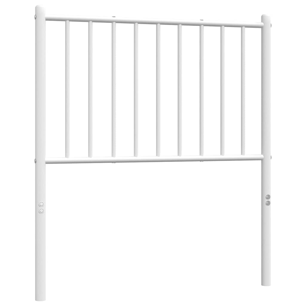 Ersatz-Kopfteil Metall Weiß 80 cm