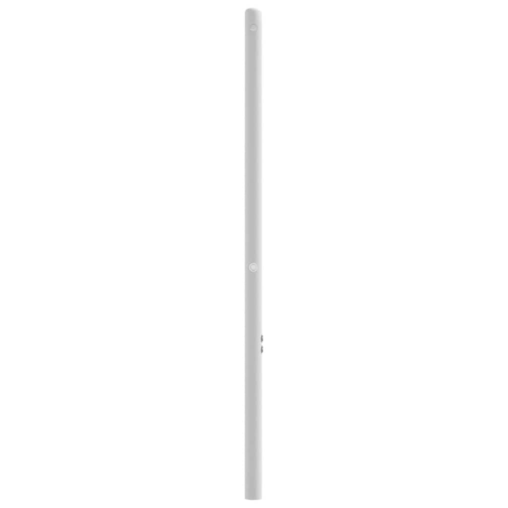 Ersatz-Kopfteil Metall Weiß 100 cm