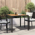 Gartentisch Schwarz 90 x 90 x 75 cm Poly-Rattan