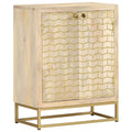 Sideboard mit 2 Türen 55x30x70 cm Massivholz Mango
