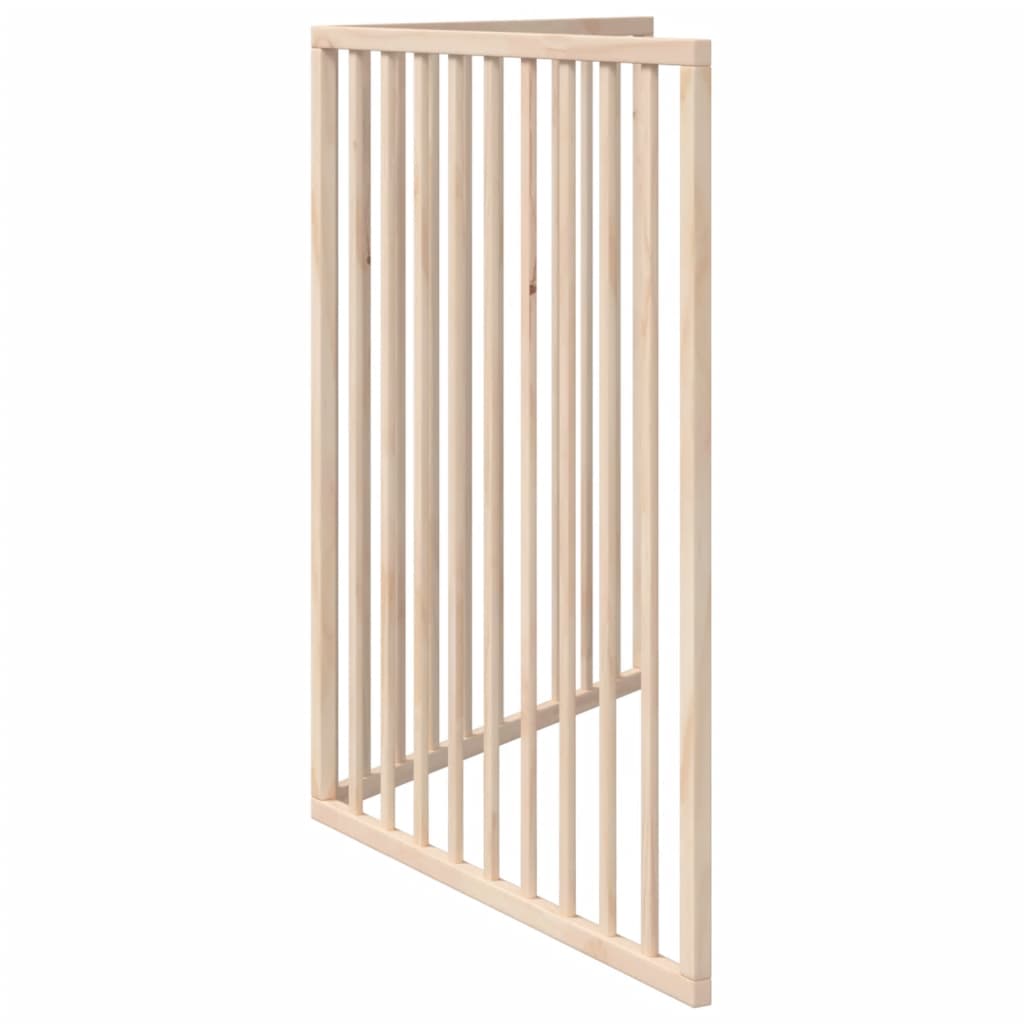 Hundegitter Faltbar 2 Paneele 160 cm Pappelholz