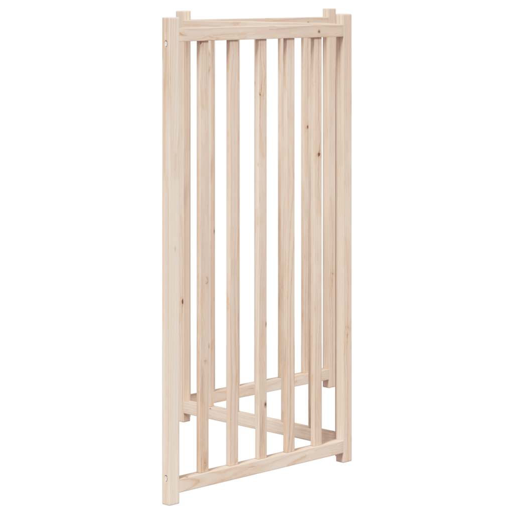 Hundegitter Faltbar 3 Paneele 150 cm Massivholz Tanne