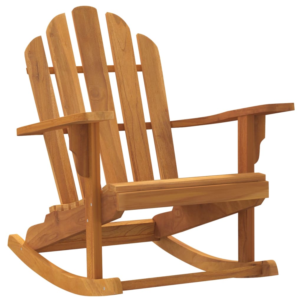 Adirondack-Schaukelstuhl 79x100x103 cm Massivholz Teak