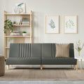 Schlafsofa Dunkelgrau Stoff