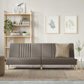 Schlafsofa Taupe Stoff