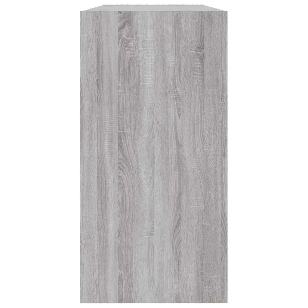 Bücherregal/Sideboard Grau Sonoma 50x25x80 cm Holzwerkstoff