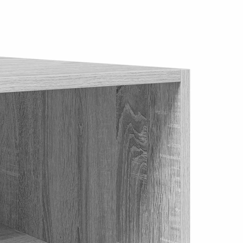 Kleiderschrank Grau Sonoma 100x50x200 cm Holzwerkstoff