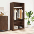 Kleiderschrank Braun Eiche-Optik 100x50x200 cm Holzwerkstoff