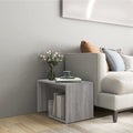 Beistelltisch Grau Sonoma 59x36x38 cm Holzwerkstoff