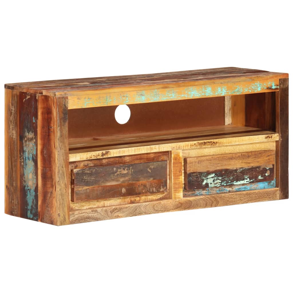 TV-Schränke 2 Stk. 88x30x40 cm Altholz Massiv