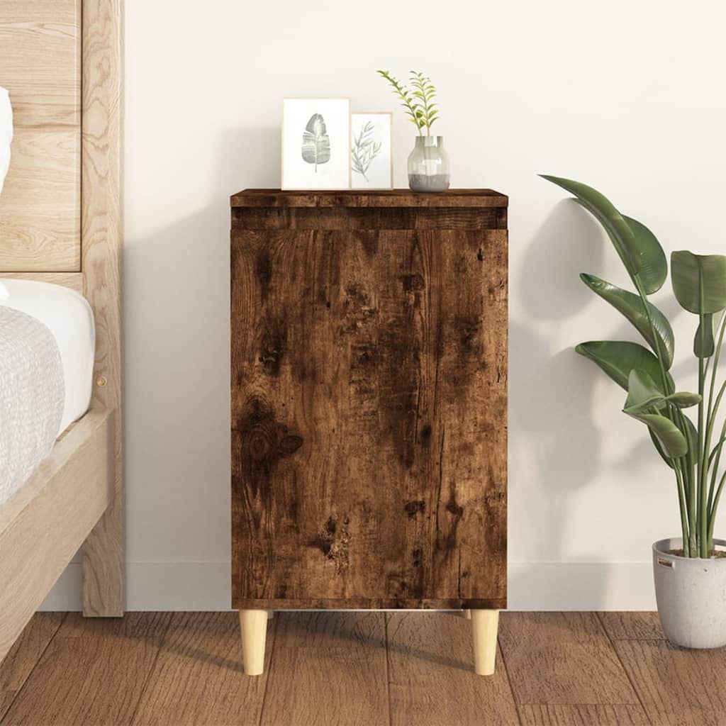 Nachttisch Räuchereiche 40x35x70 cm Holzwerkstoff