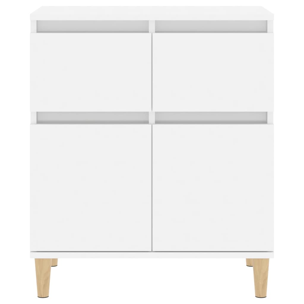 Sideboard Hochglanz-Weiß 60x35x70 cm Holzwerkstoff