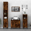 Badschrank Räuchereiche 65x33x60 cm Holzwerkstoff