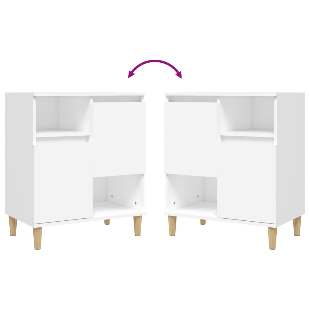 Sideboard Weiß 60x35x70 cm Holzwerkstoff