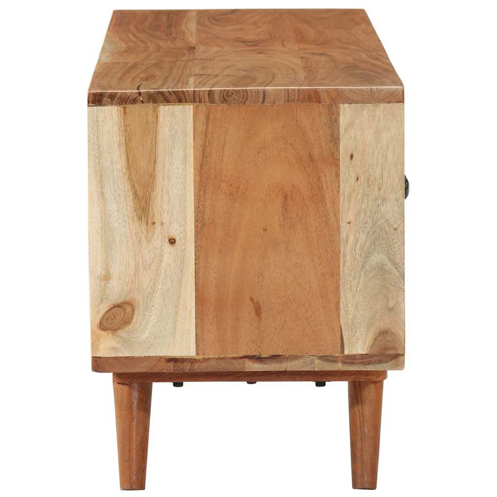 TV-Schrank 112x30x40 cm Massivholz Akazie