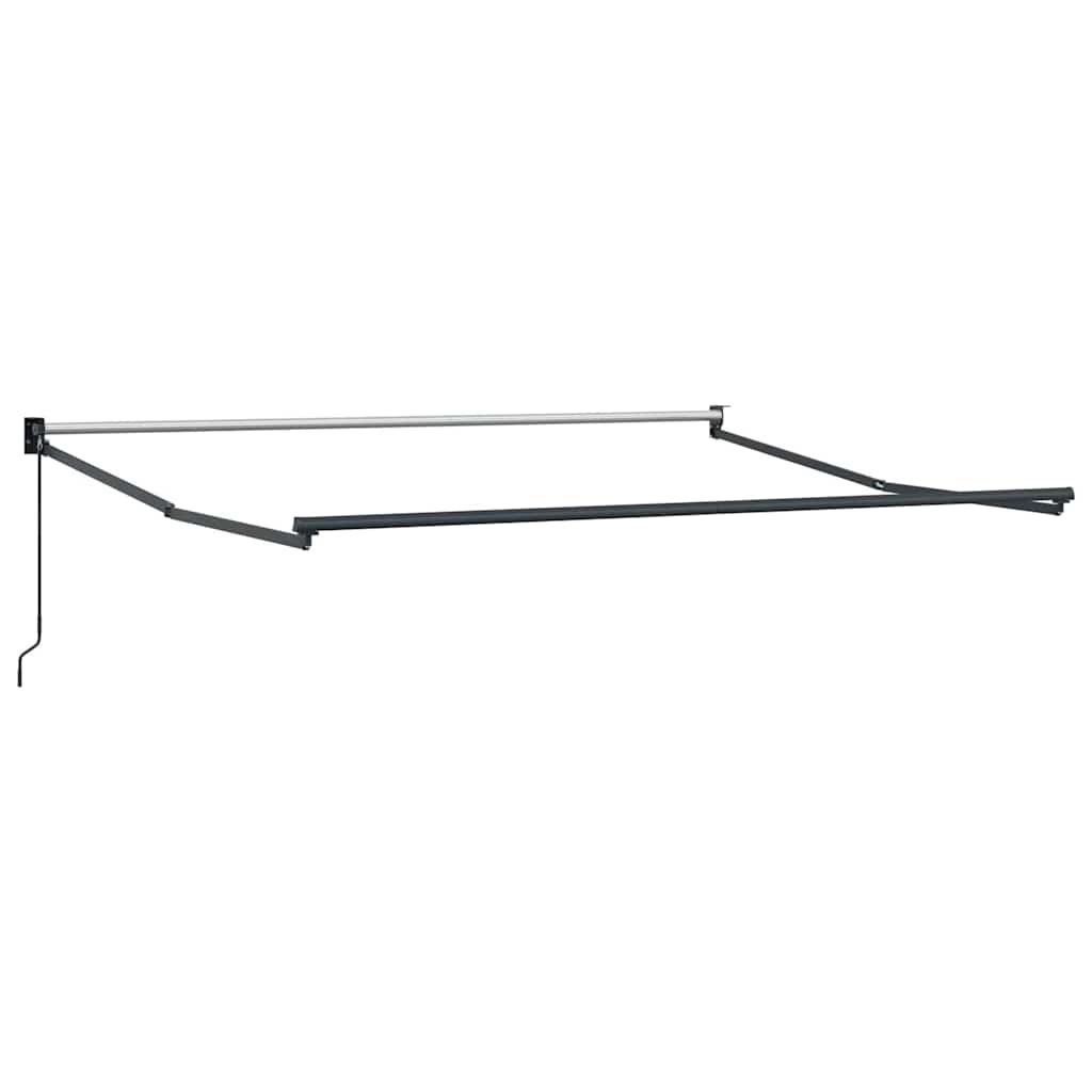 Ausziehbarer Sonnenschirmrahmen Anthrazit 300 x 250 cm