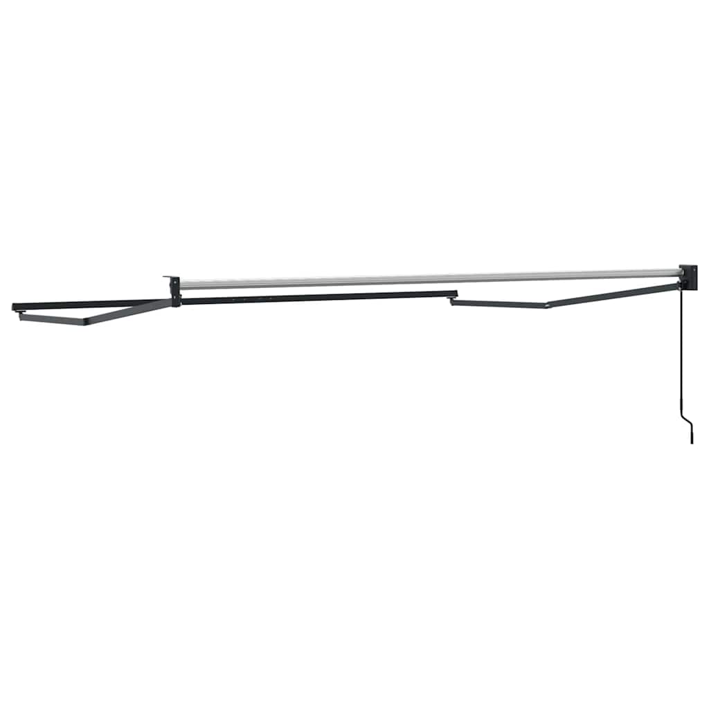 Ausziehbarer Sonnenschirmrahmen Anthrazit 300 x 250 cm