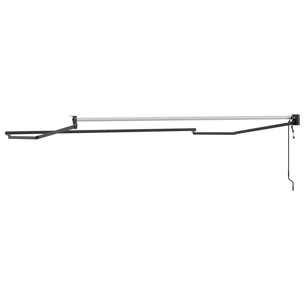 Ausziehbarer Sonnenschirmrahmen Anthrazit 350 x 250 cm