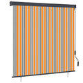 Rollo Gelb und Blau 180 x 250 cm Stoff und Aluminium