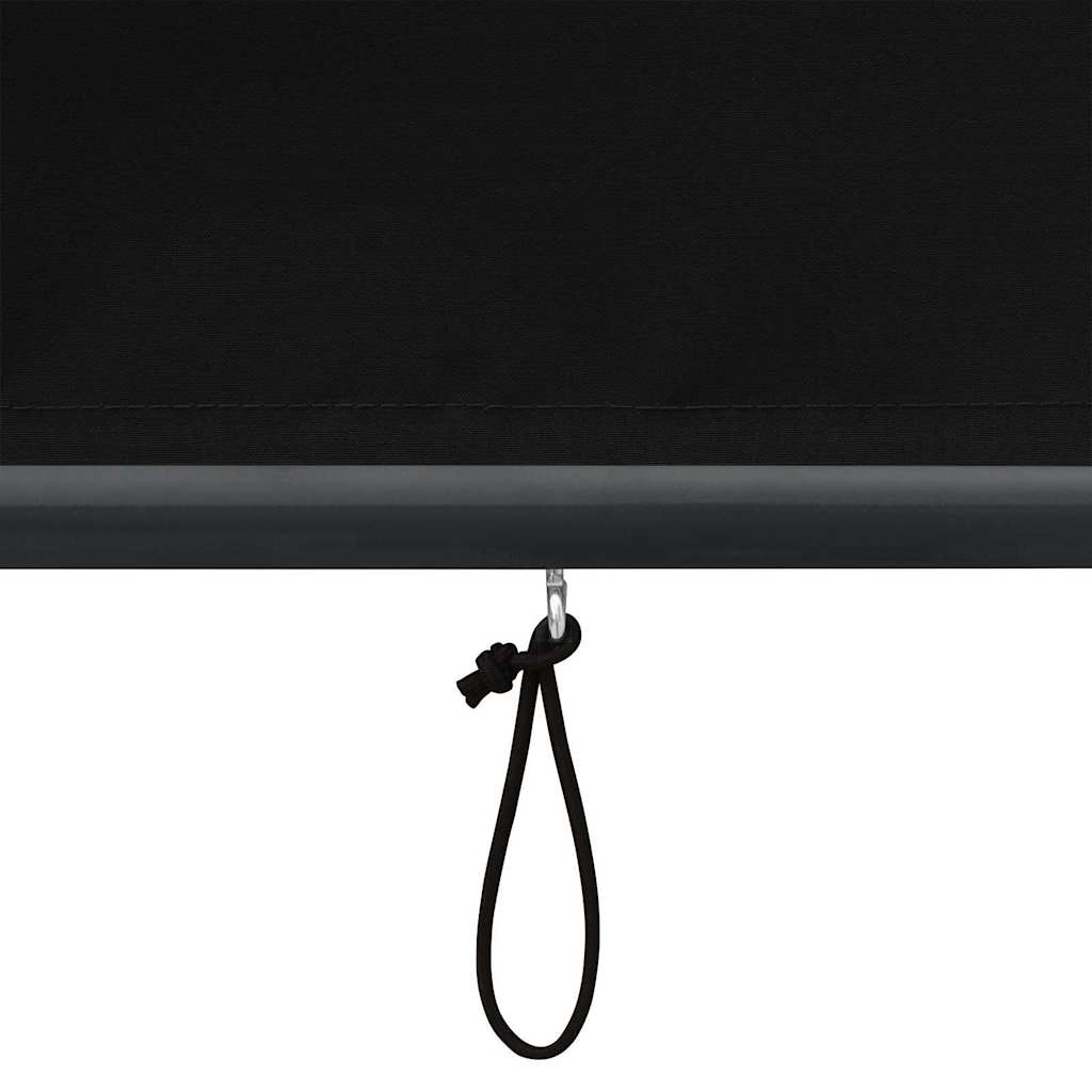 Rollo Anthrazit 180 x 250 cm Stoff und Aluminium