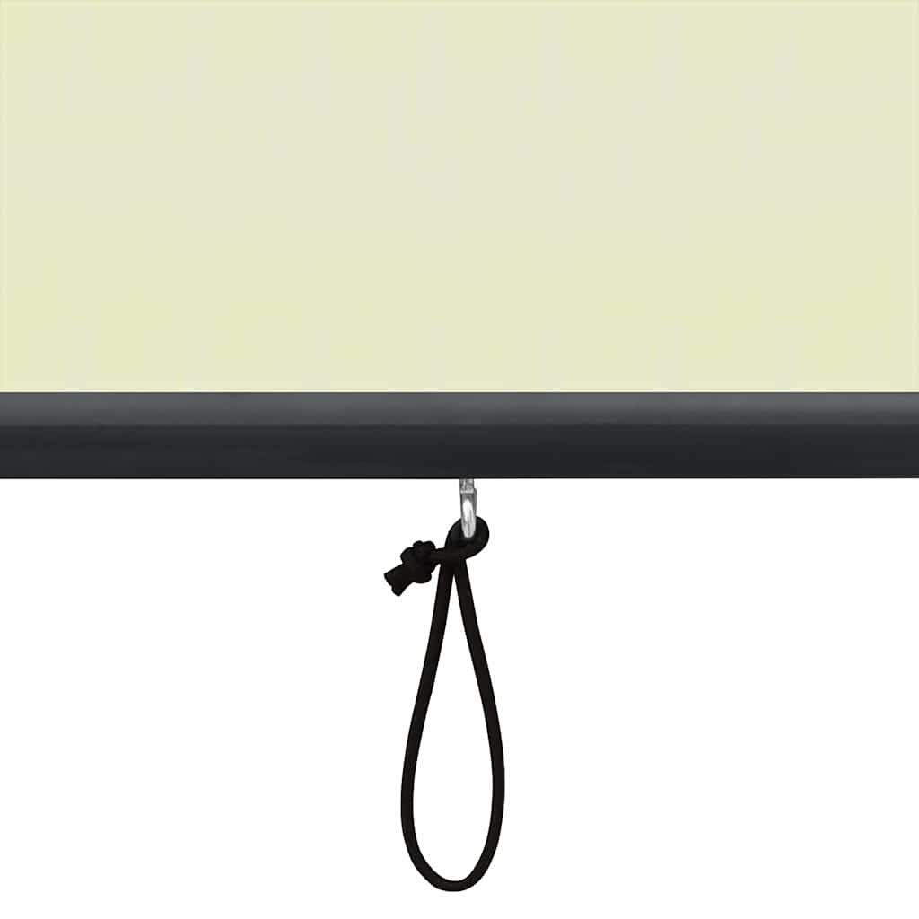 Rollo Creme 180 x 250 cm Stoff und Aluminium