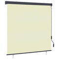 Rollo Creme 180 x 250 cm Stoff und Aluminium